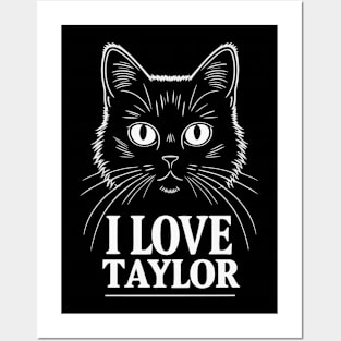 I Love Taylor Posters and Art